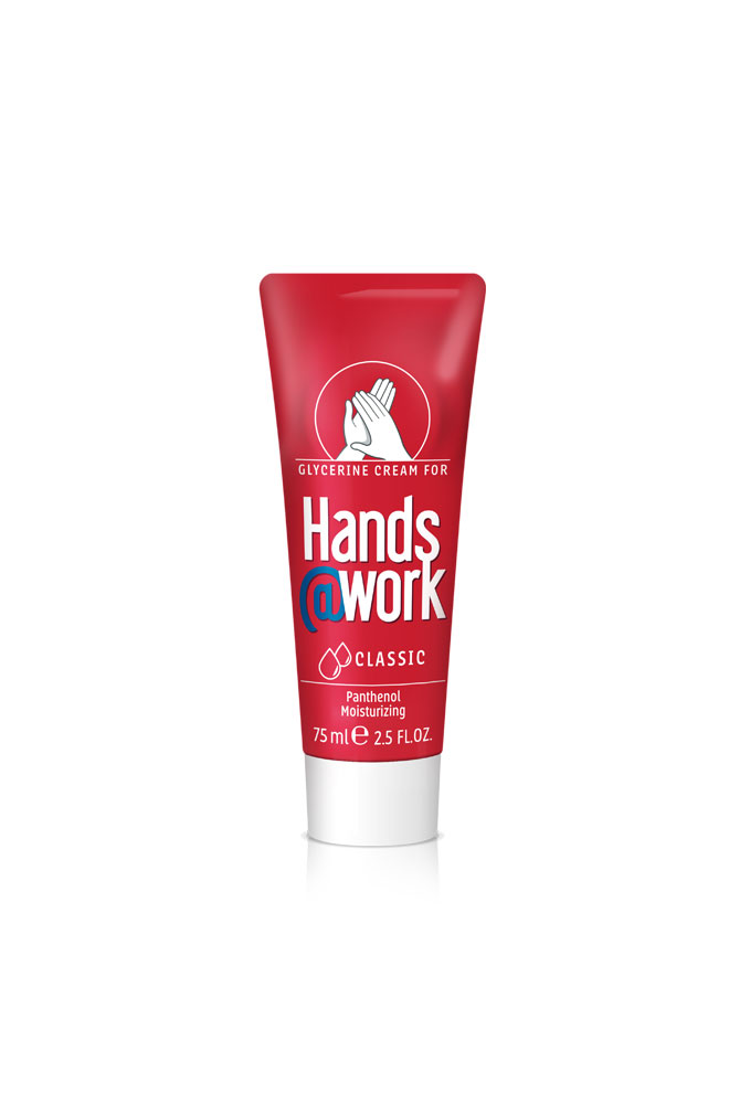 Hands@Work Hand Cream Classic Care| Glycerine Panthenol Dry and Rough Skin| 75ml